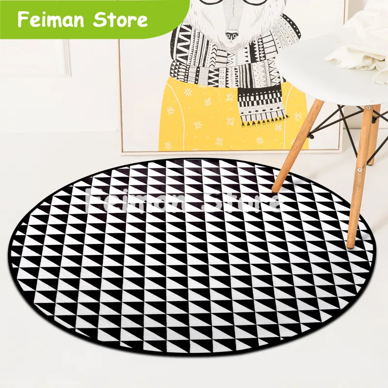 Скандинавский Серый Белый детская игровая палатка напольный коврик с