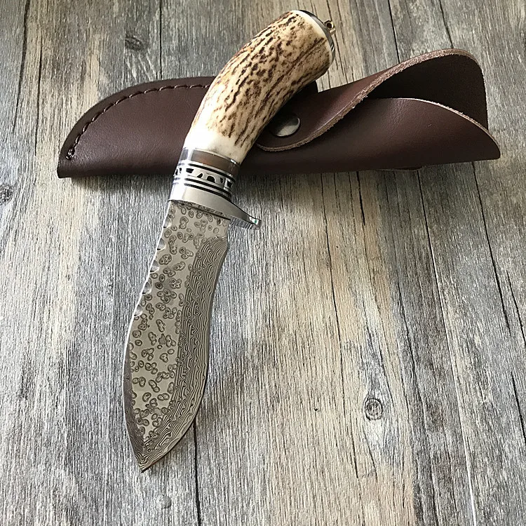 Уличный нож PSRK чистый ручной дамасский стальной с узором подарок коллекция ручка