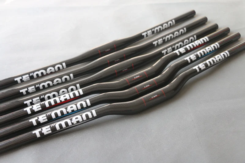 Руль для горного велосипеда TEAMNI полностью углеродный руль велоспорта плоский