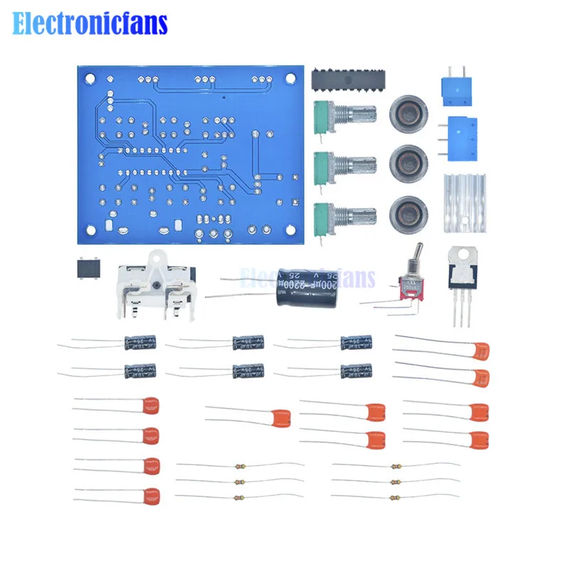 1 компл. LM1036N Fever регулятор громкости комплект LM1036 DC тональный чип для 12 В DC/AC источник питания DIY GM