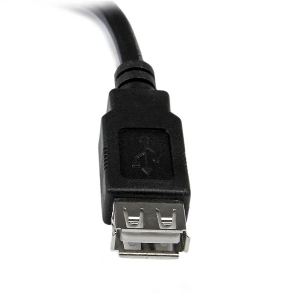 StarTech.com Cable de 0 15m ExtensiOn Alargador USB 2.0 - Macho a Hembra A Extensor Negro |