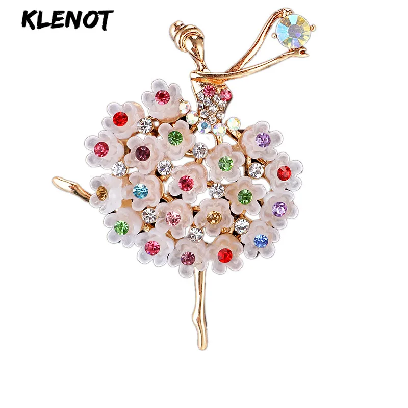 Женская Брошь в виде танцовщицы балета брошь со стразами | Украшения и аксессуары