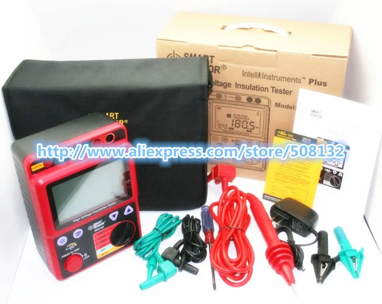 Умный датчик AR3125 5000 в тестер изоляционного сопротивления высокого напряжения!!