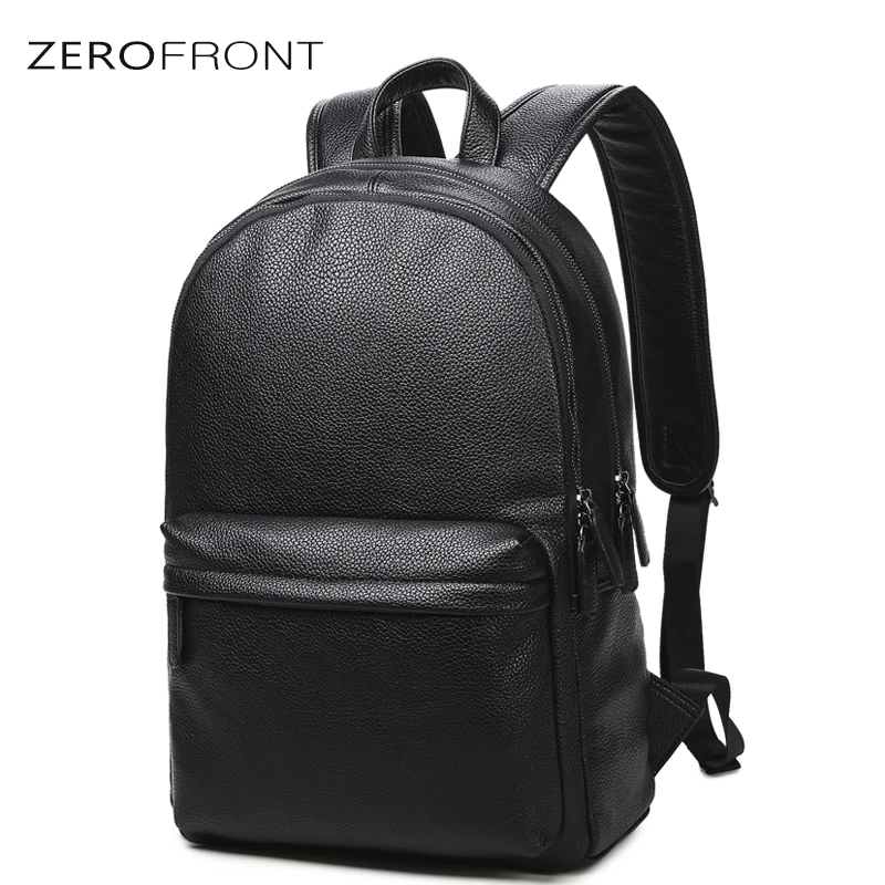 2018 New Fashion waterproof 15 inch laptop backpack men leather backpacks for teenager Men Casual Daypacks mochila male s