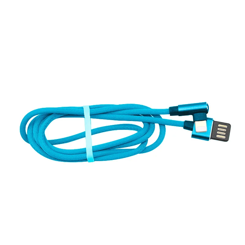1 м USB оригинальное зарядное устройство для iphone, кабель Xs max Xr X 8 7 6 plus 6s 5 s plus ipad mini, шнур для передачи данных, быстрая зарядка, кабели для мобильных телефонов - Цвет: Небесно-голубой