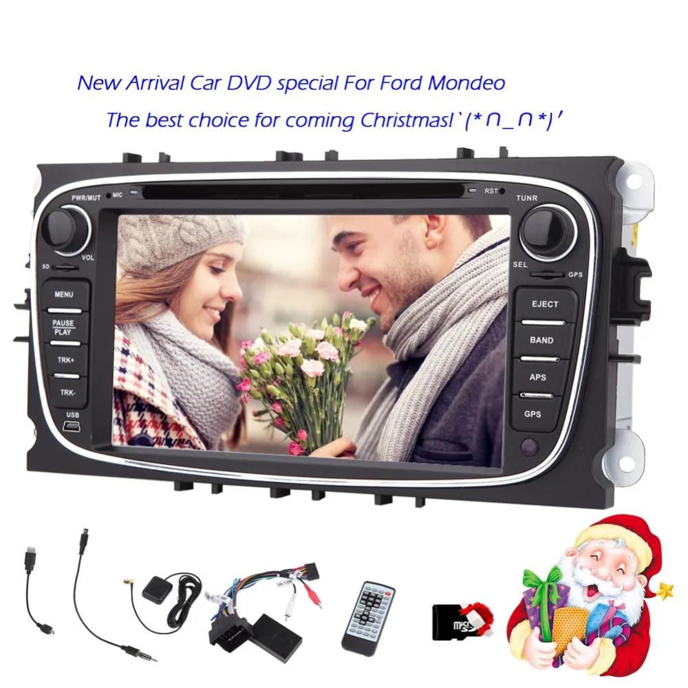 2Din автомобильный DVD для FORD FOCUS MONDEO 2012-2015 без wifi радио gps навигация RDS focus ford dvd Руль +