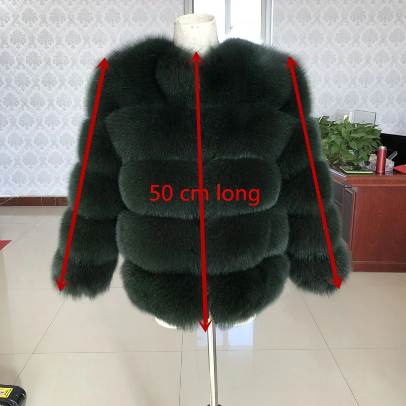 Шуба женская из натурального Лисьего меха зимняя короткая | Женская одежда