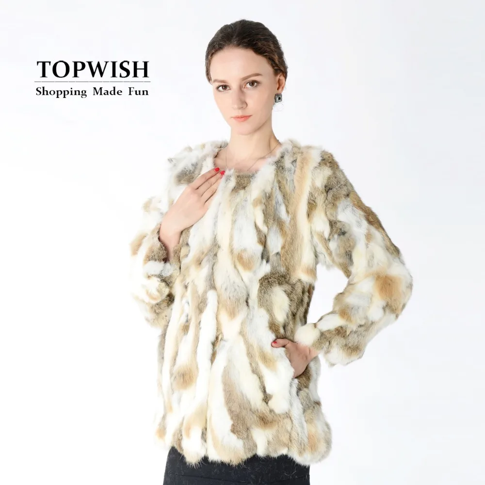 Новое поступление 100% горячая Распродажа Женская куртка из натурального меха