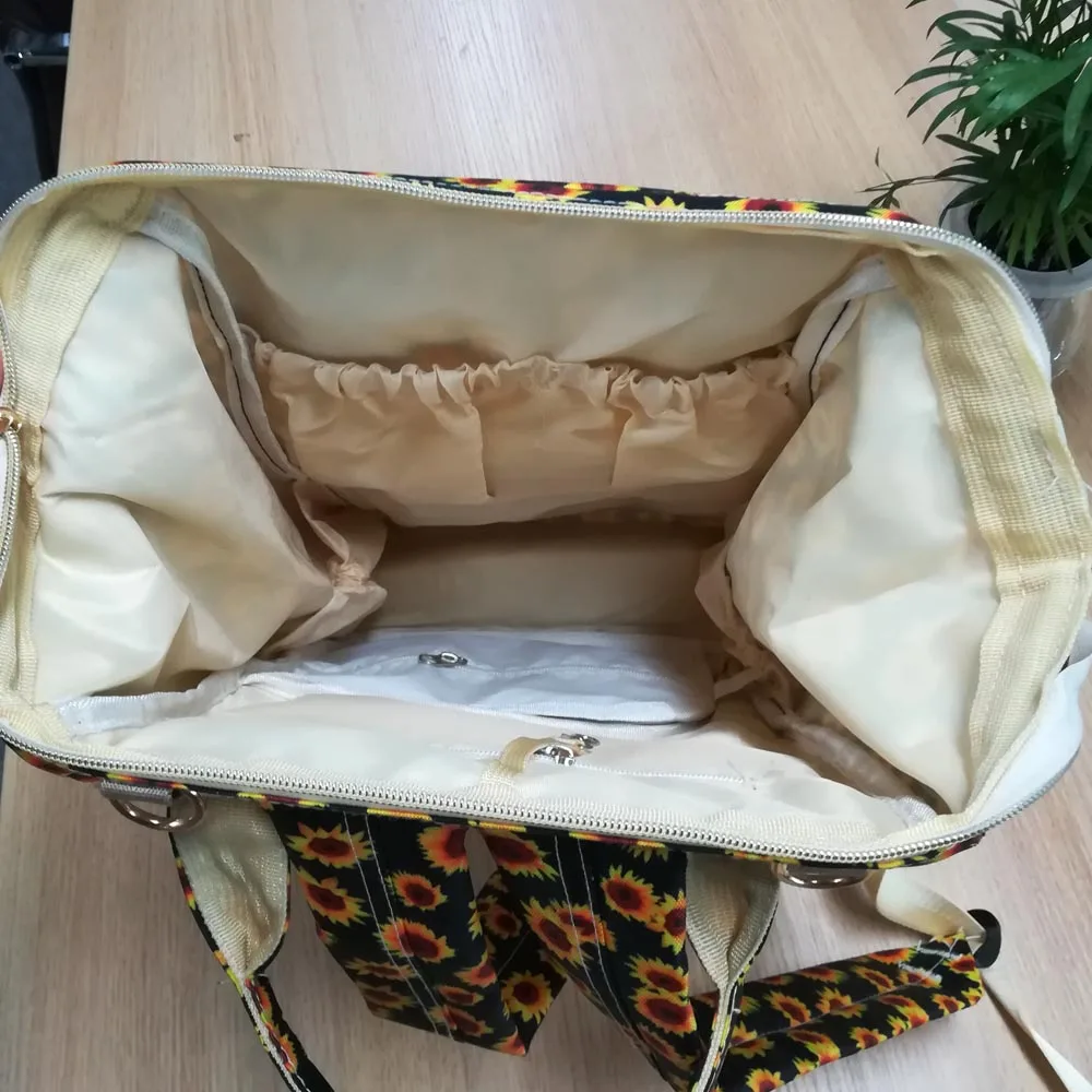Serape рюкзак с леопардом оптом заготовки большой емкости пеленки Подсолнух Мумия