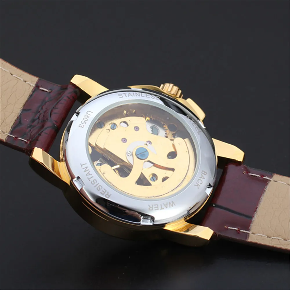 WINNER Новые повседневные часы женские деловые королевские с скелетом