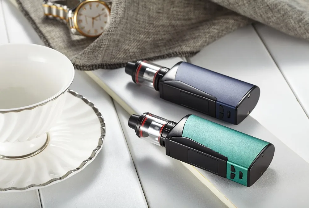 Новое уплотнение 100 Вт vape комплект 3000 мАч с светодиодный экран USB зарядное