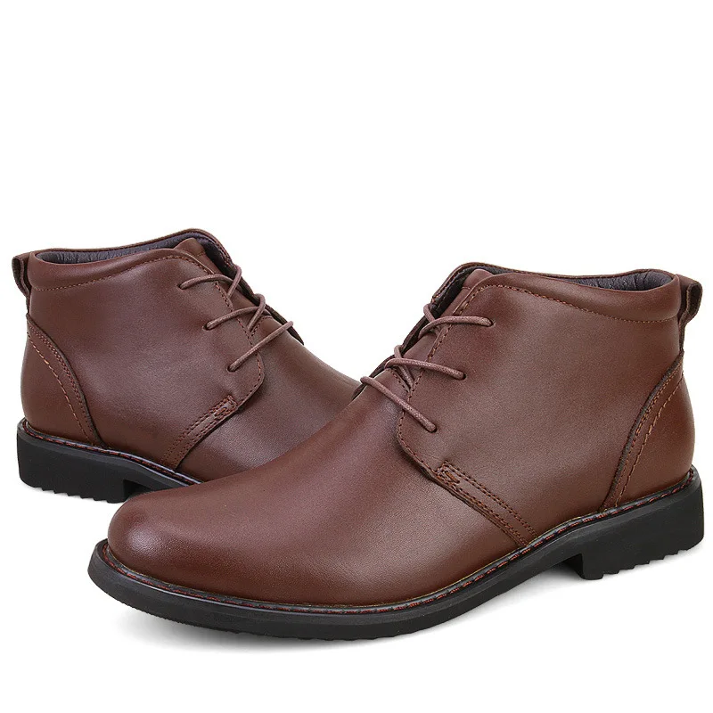 Мужские ботинки Martin из натуральной кожи сезон осень-зима мужские высокого