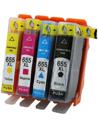 Картридж einkshop для hp 655 655XL совместимый с принтером Deskjet Ink Advantage 3525 4615 4625 5525 6520 6525 |