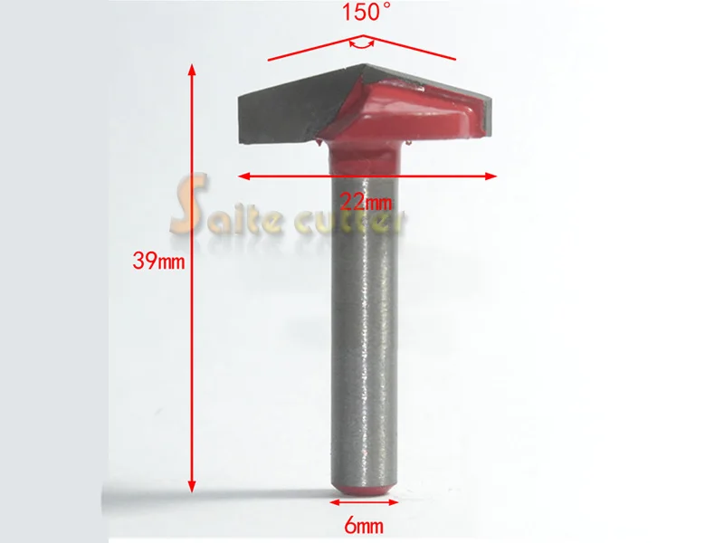 4 шт. 6 мм * 22 фрезерный станок с ЧПУ твердосплавная концевая фреза инструмент 3D