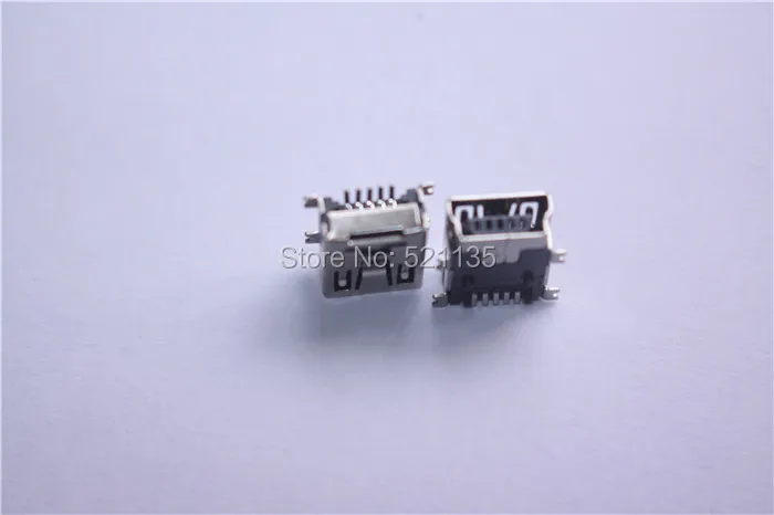 Бесплатная доставка 100 шт 5pin женский мини Тип B USB SMD соединитель Адаптер для