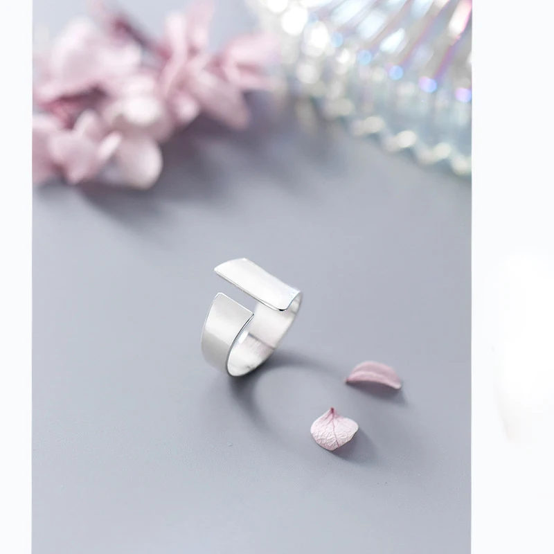 Женское Винтажное кольцо Joyas Haut Bague минималистичное из стерлингового серебра 925