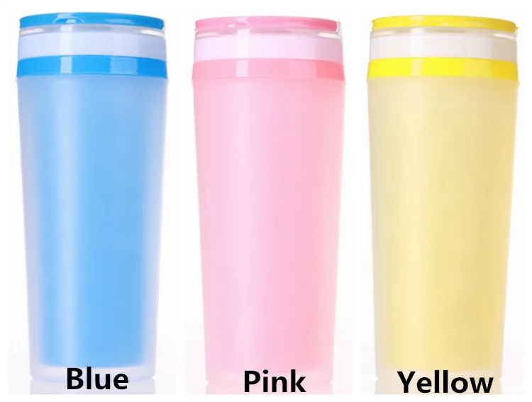 Двухслойная матовая пластиковая бутылка для воды 100 шт./лот разноцветная