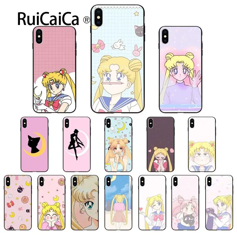 Ruicaica/милый мягкий чехол для телефона из ТПУ iphone 8 7 6 S Plus 5 5S SE XR X XS MAX Coque Shell |