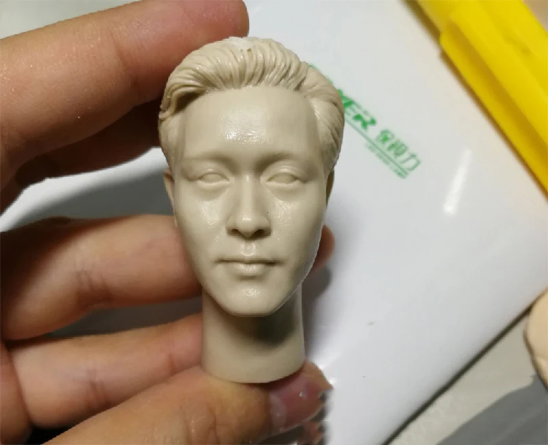 1/6 г. Неокрашенная голова Лесли Чэн гуорин Чжан для экшн фигурок 12 дюймов|Игровые