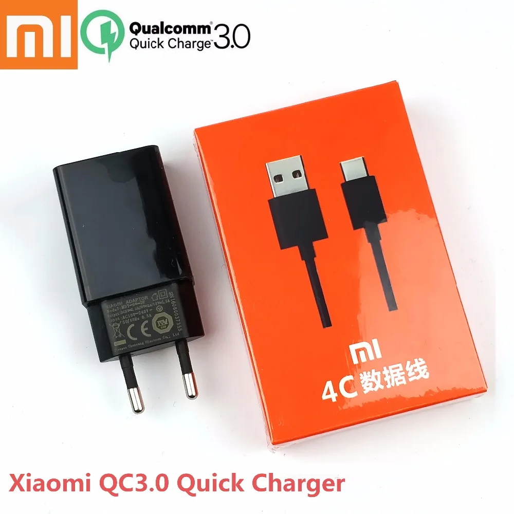 Оригинальные xiaomi mi 8 Зарядное устройство 6 A2 макс 3 x смартфон QC3.0 Быстрая быстрая
