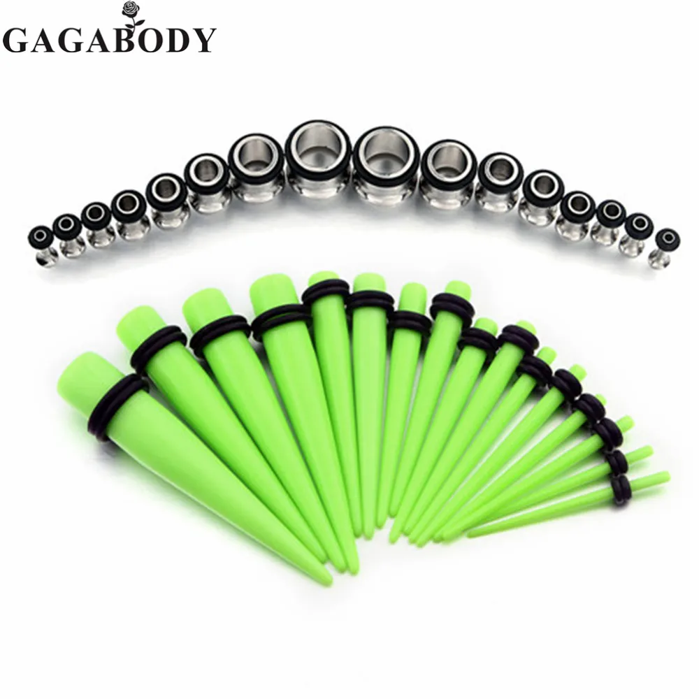 2 пары каждого размера черный/белый/желтый/оранжевый/зеленый/синий конический