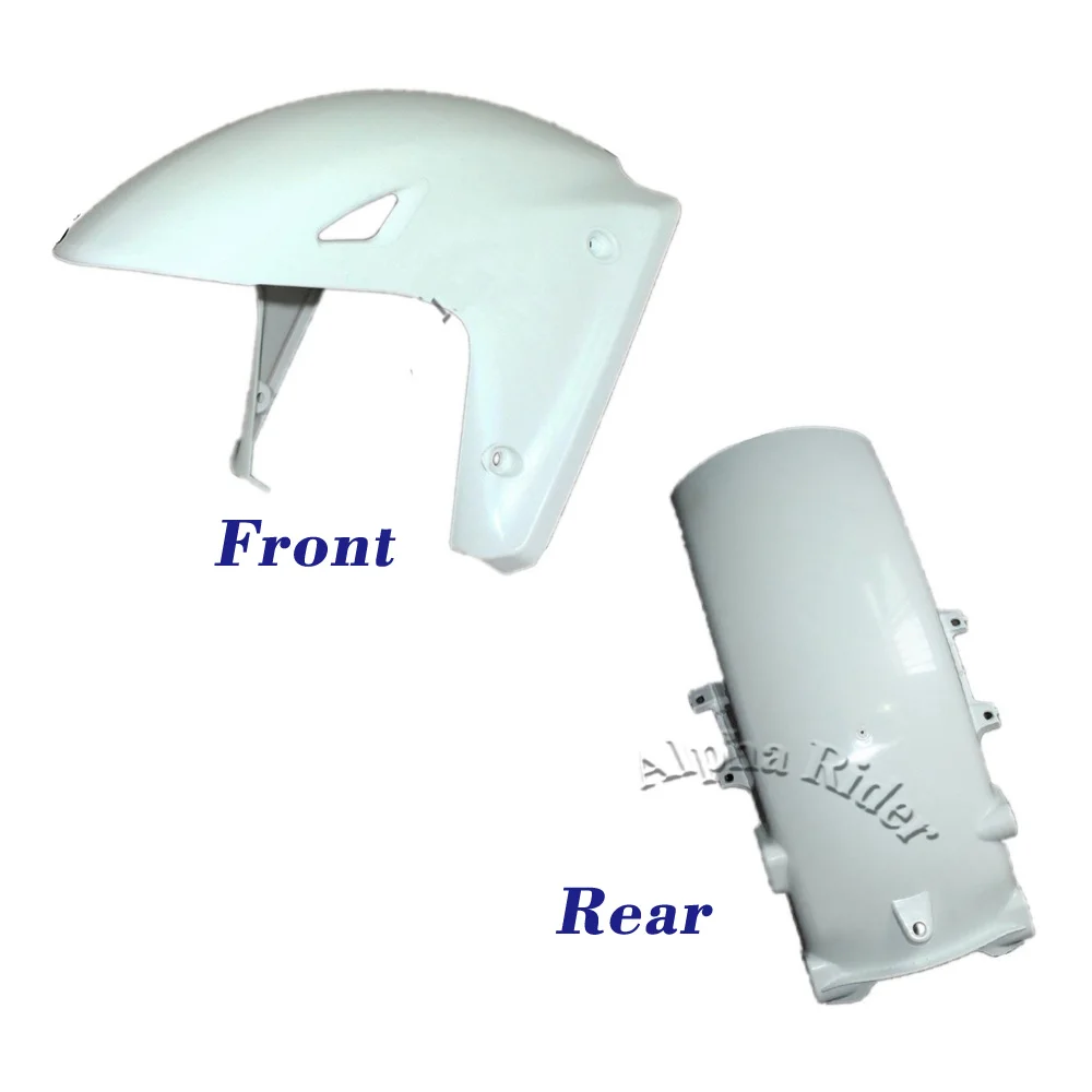 Rear and Front Неокрашенный 02-06 для Honda GL 1800 переднее/заднее крыло панель Крышка клобук обтекатель Goldwing GL1800 2002 2003 2004 2005 2006 - Цвет: Rear and Front