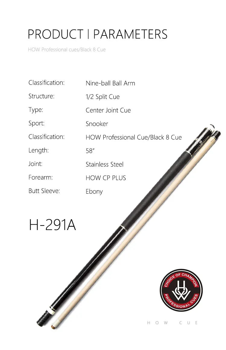 Как официальный магазин как H-291A Pro Серия Cp Plus 12,5 мм Эбеновое дерево высокого класса соединение ушка оболочки инкрустация бильярдный кий палка Китай