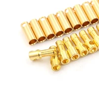 10 pairs rc battery esc bullet brushless motor connector electronic 5 5mm gold