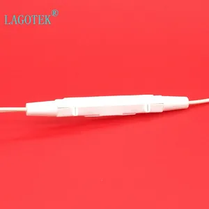 100pcs lot fiber optic covered wire protection heat shrink tube fusion splicer protective case box roundness version free global shipping