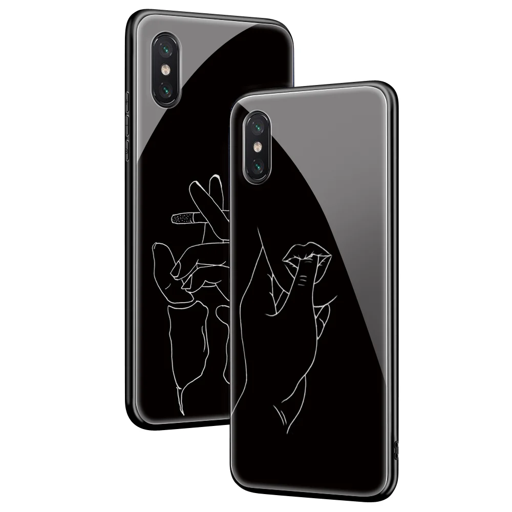 Заказной стеклянный чехол для телефона для iphone 11ProMax X 10 7 Plus 6s 6 capa DIY чехол из закаленного стекла для телефона для iphone XS 8 MAX XR 5 Simple