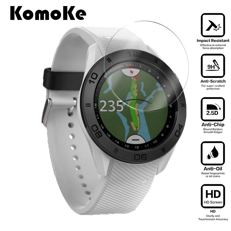 For Smart Watch Garmin Approach S60 Smartwatch Toughened Display Screen Protector Clear Tempered Glass Protective Film Guard | Электроника