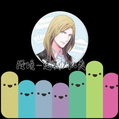10 1 шт. 58 мм игра Uta No Prince-Sama брошь на рюкзак Kurusu Syo Tokiya/hayato значки на булавке подарок - Окраска металла: 10