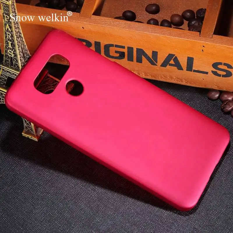 Снежный Welkin для LGG6 Новый Многоцветный Роскошный прорезиненный матовый