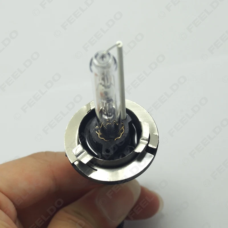 FEELDO 4 пары H15 12V 35W Ксеноновые лампы для замены автомобиля HID фары Singel 6000K белый # FD