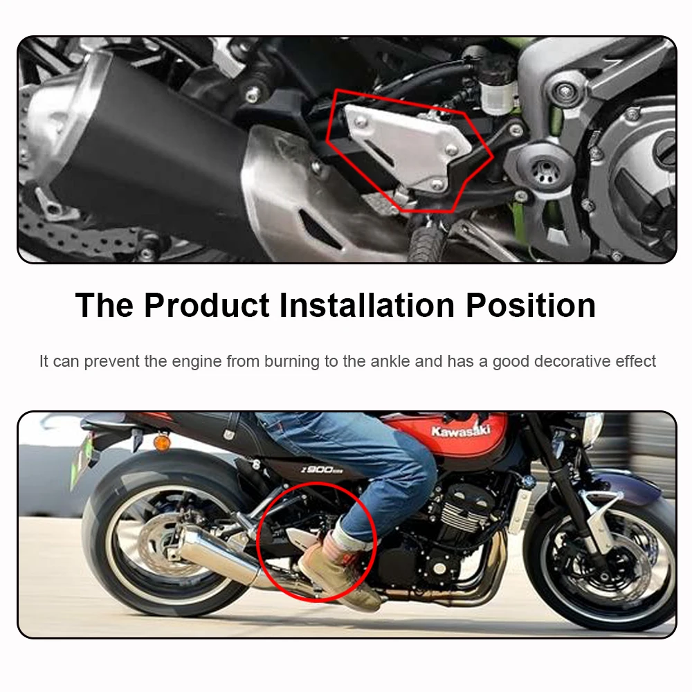 Мотоциклетная защитная накладка на педаль для ног пятку KWASAKI Z900 Z 900 2017 |