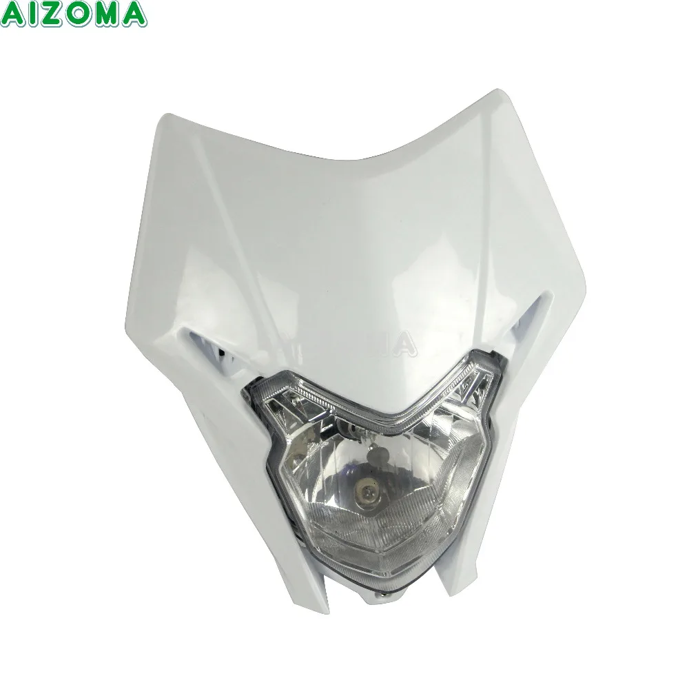 MX эндуро белый головной светильник 12 В/35 Вт для Honda CRF150L CRF230 CRF250 CRF450 F CRF 125 250 450 R/S/M/L