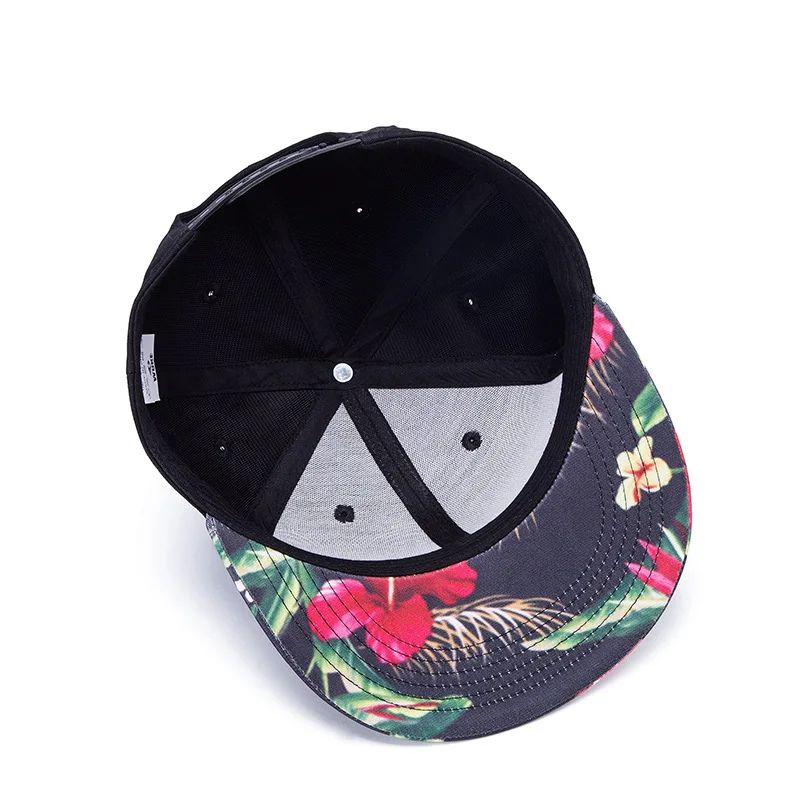 SNP хип хоп кепки Snapback для мужчин и женщин шапка с цветочным принтом прямой козырек