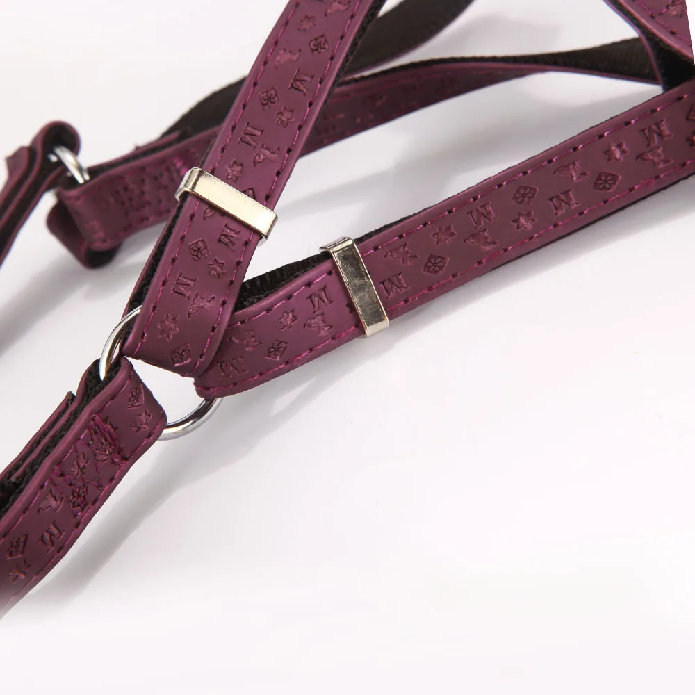 Harnesses For Small Medium Dogs Cats Pets Basic Halter Harness High Quality PU Leather Outdoor Walking YS0050 | Дом и сад