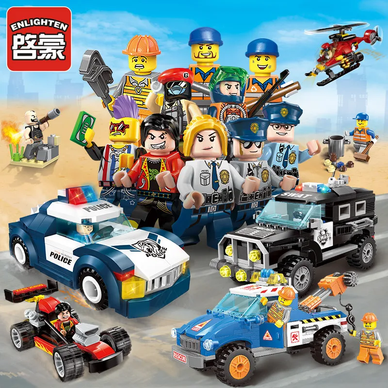 Enlighten модели Здание игрушка Совместимость с LEGO Лего Legos Конструктор E1905 157 блок