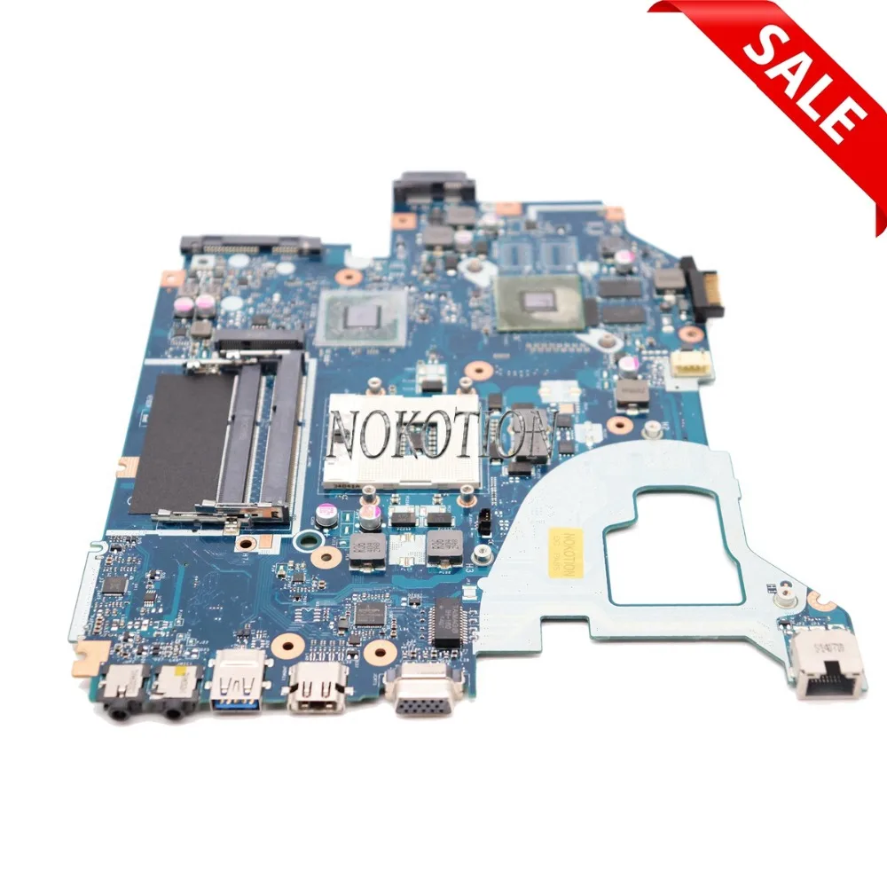 NOKOTION материнская плата для ноутбука ACER Aspire E1-571G V3-571G V3-571 NBM6B11001 Q5WV1 LA-7912P 710 м GPU HM77
