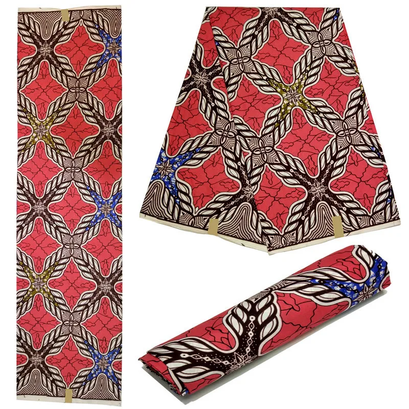 SMT! оптовая продажа! классика Анкара ткань Африканский реальный печатает воск