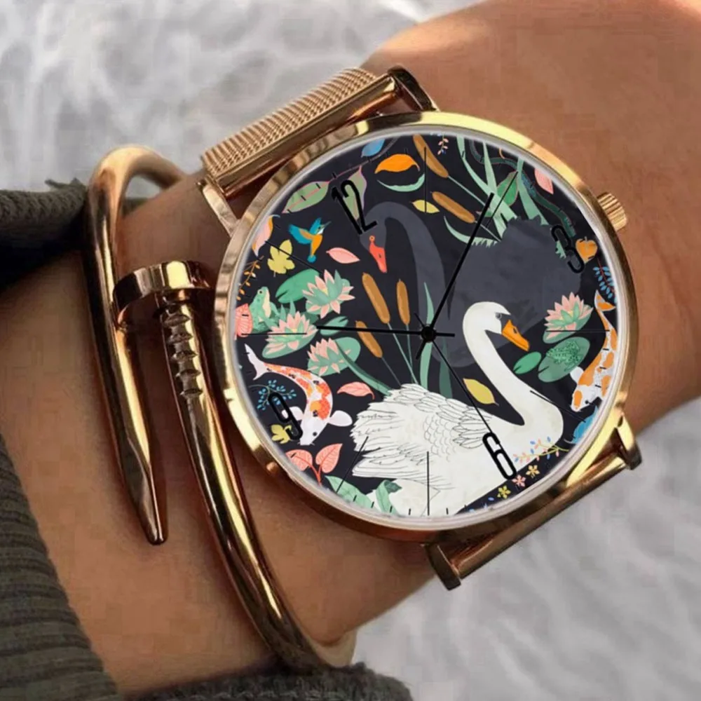 Лидирующий бренд для женщин кожа бретели нижнего белья кварцевые наручные часы