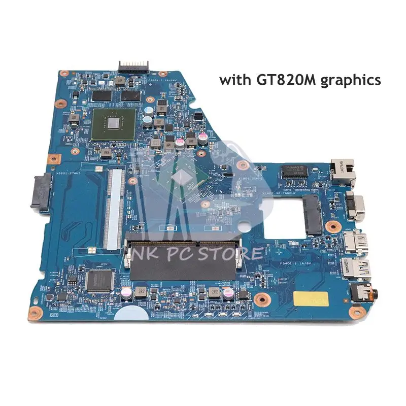 

Материнская плата NOKOTION для ноутбука ACER Aspire E1-410, E1-410G, NBMGQ11008 DDR3, с процессором на плате GT820M