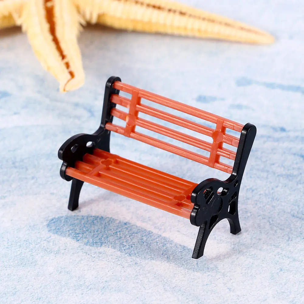 Мини садовое украшение миниатюрное скамейка для парка DIY домашний декор модель