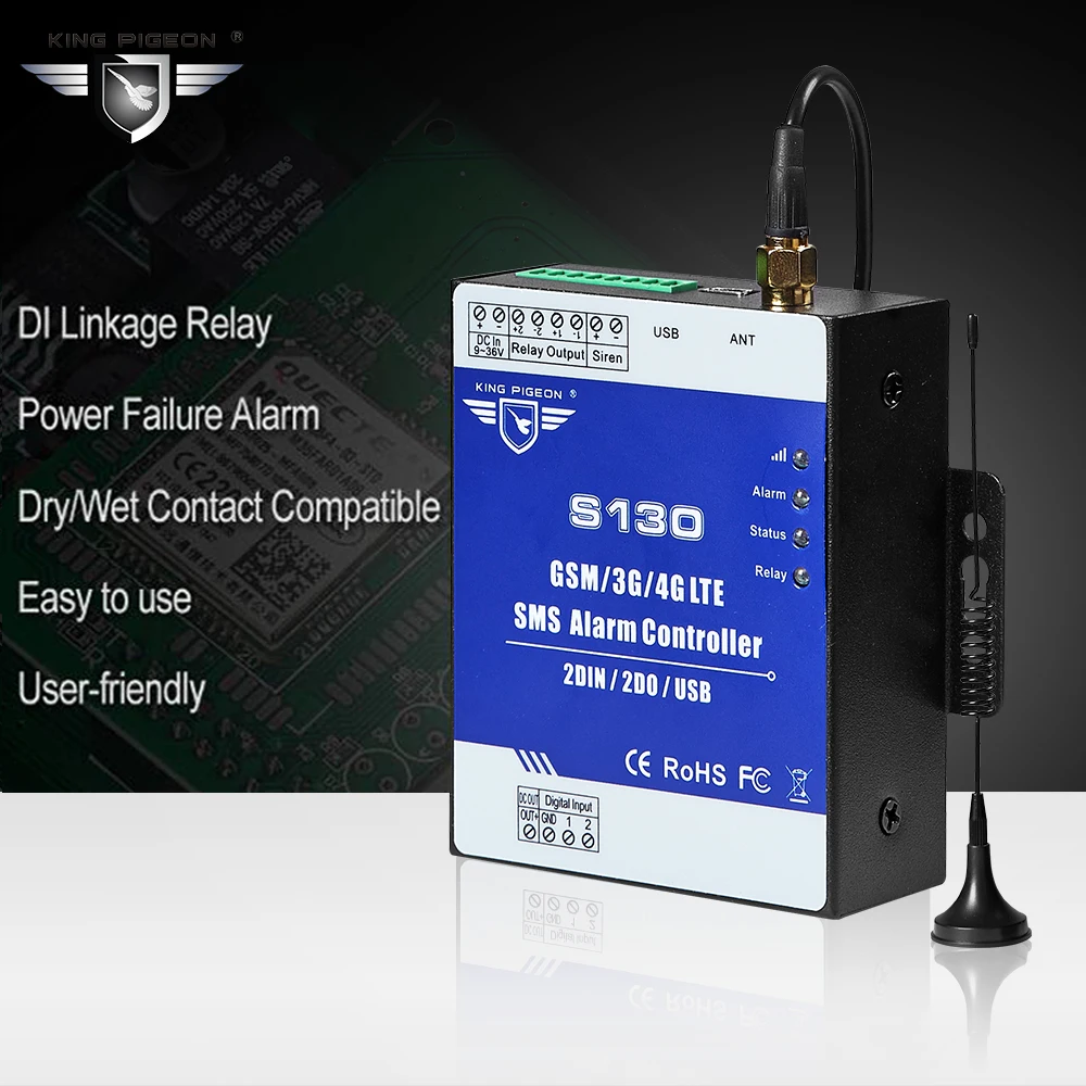 GSM 3G 4G Сотовый RTU SMS Пульт дистанционного управления система сигнализации для