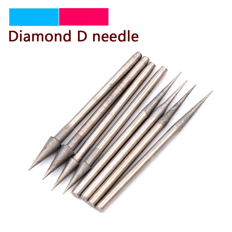 Горячая распродажа 10/20 штук Грит 1200 алмазная шлифовальная головка биты с декоративными швами, острых металлических камня нефрита гравировка полировка инструменты 2,35 мм хвостовик D иглы
