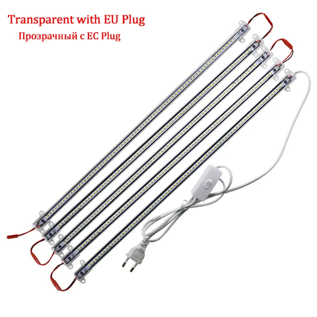 T with EU Plug Подсветка на кухню Светодиодная панель алюминиевый профиль свет для кухнипрофиль для светодиодной ленты подсветка для шкафа подсветка для телевизора светодиодная лента для кухни - Испускаемый цвет: T with EU Plug