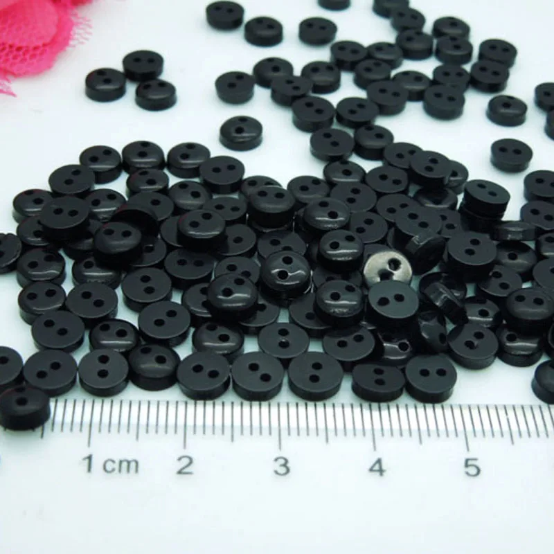 

300pcs Mini Tiny Doll Figure Micro Doll Eye Sewing Buttons For Doll Toy toy scrapbook Handmade Accessories 6mm