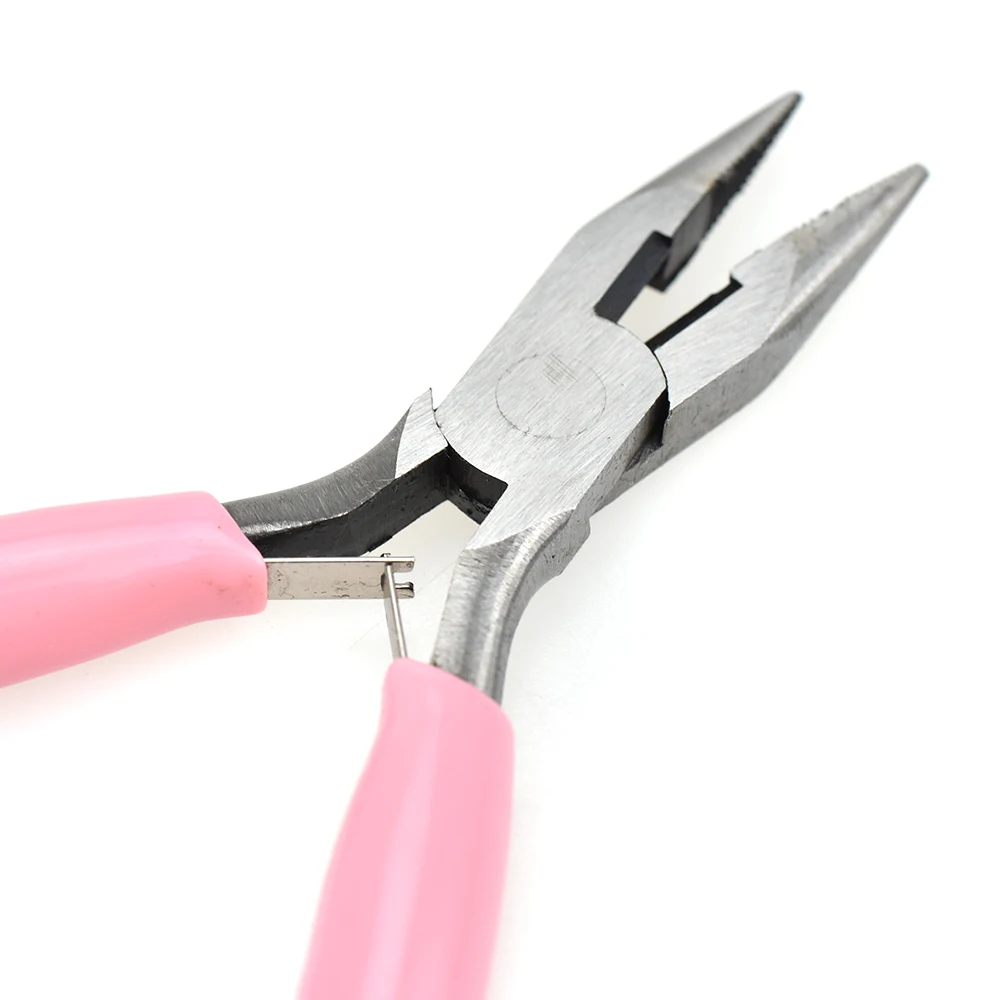 Розовый Мини Портативный нож для зачистки проводов щипцы обжима Инструмент
