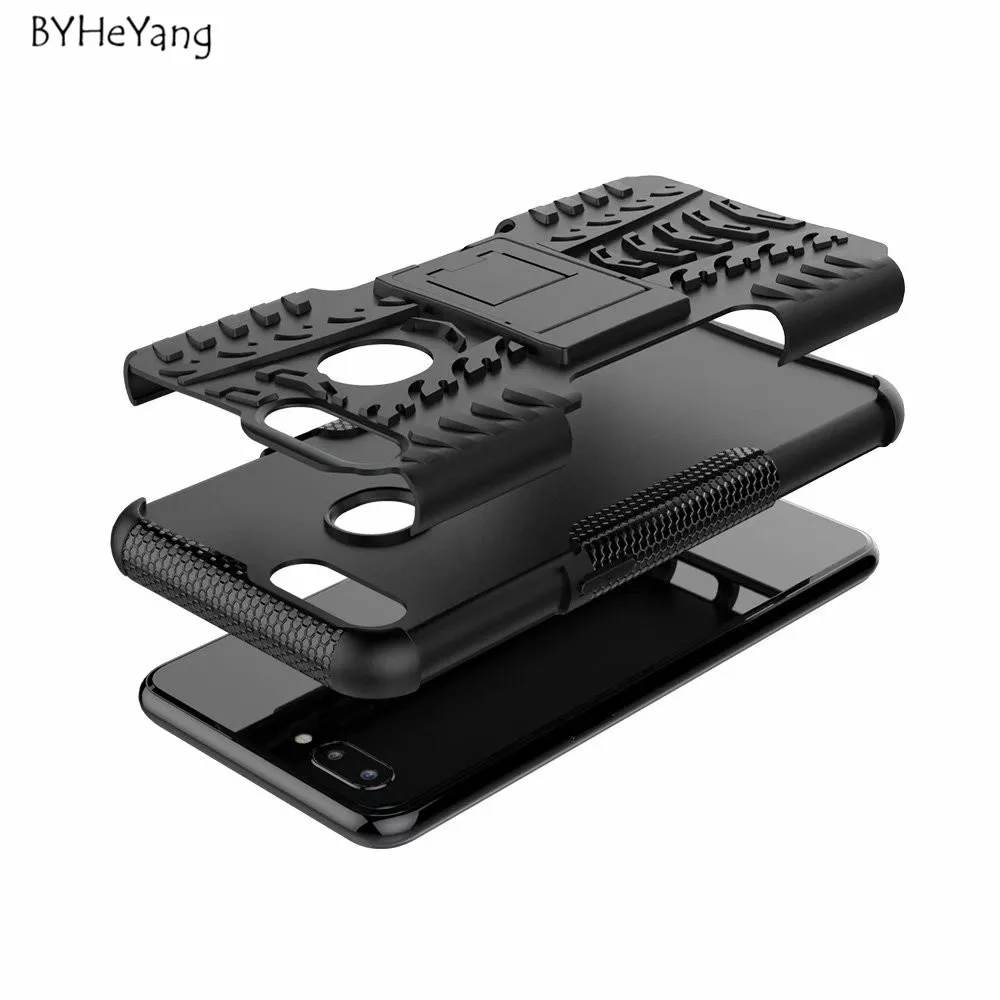 For Oppo A3s Case for A5 Heavy Duty Armor Slim Hard Tough Rubber Cover Silicon Coque A3S A 3S / |